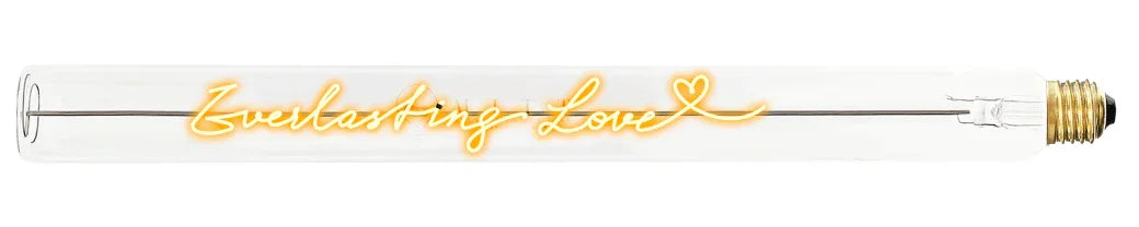 „Everlasting Love“ Deko-Leuchtröhre – Produktansicht