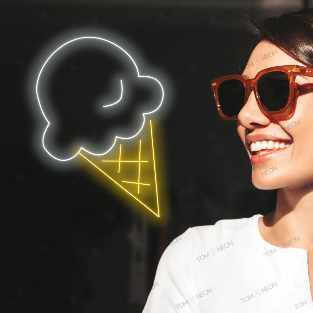 Eis Neon Schild - Süße Erfrischung & Sommerfreude für Ihr Zuhause