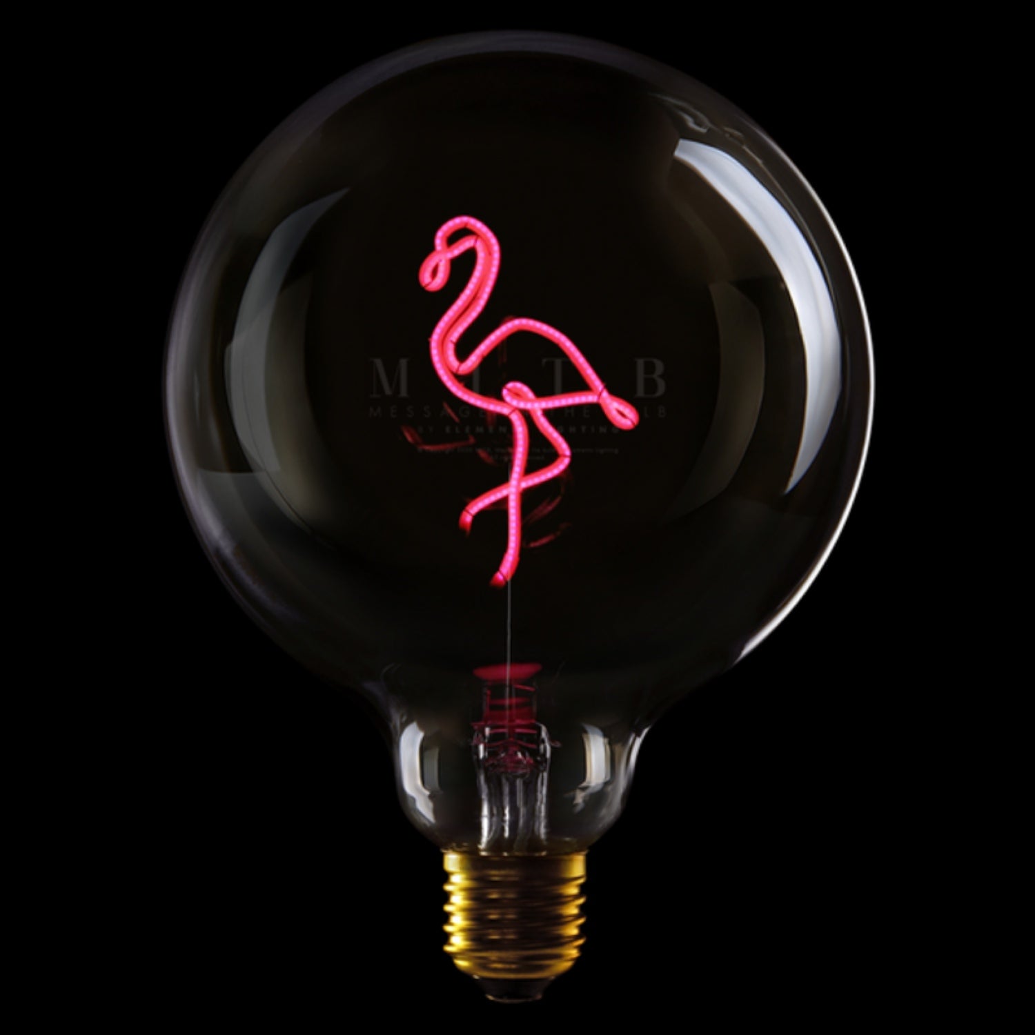 "Flamingo" LED Deko-Glühbirne – Botschaftsleuchte