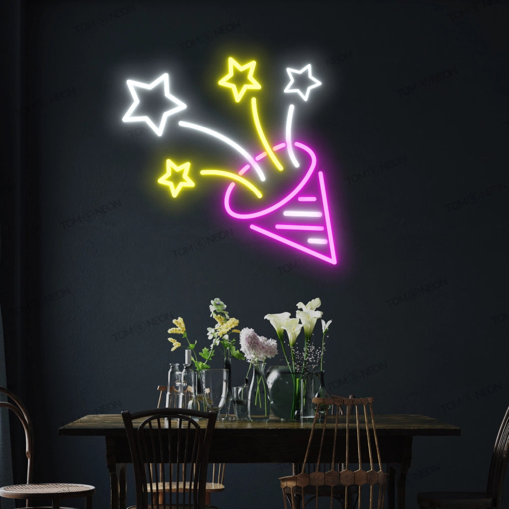 Party LED Lichtschild - Feierliche Atmosphäre in Multicolor