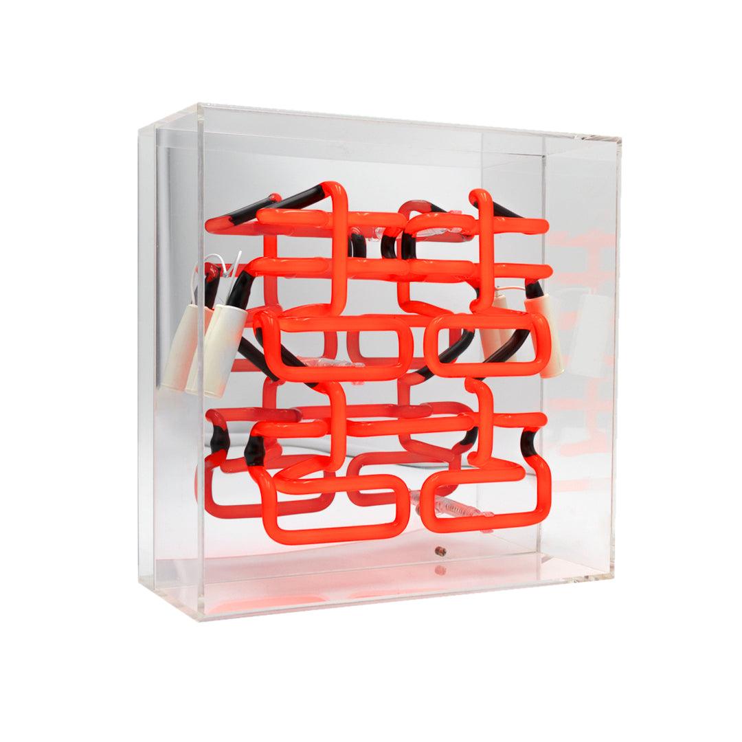 "Double Happiness" Glas Neon Box - TOM NEON