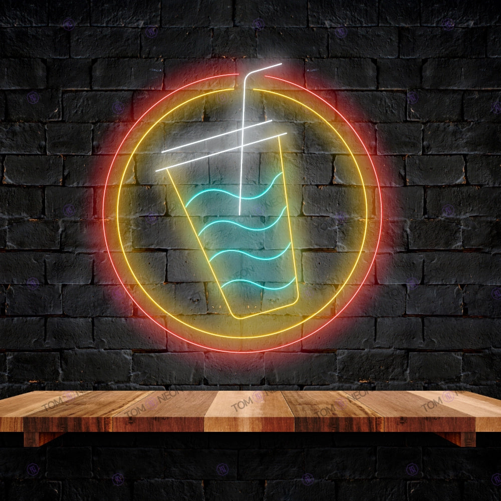 Softdrink Neon Schild - Sprudelnde Erfrischung für Ihre Location