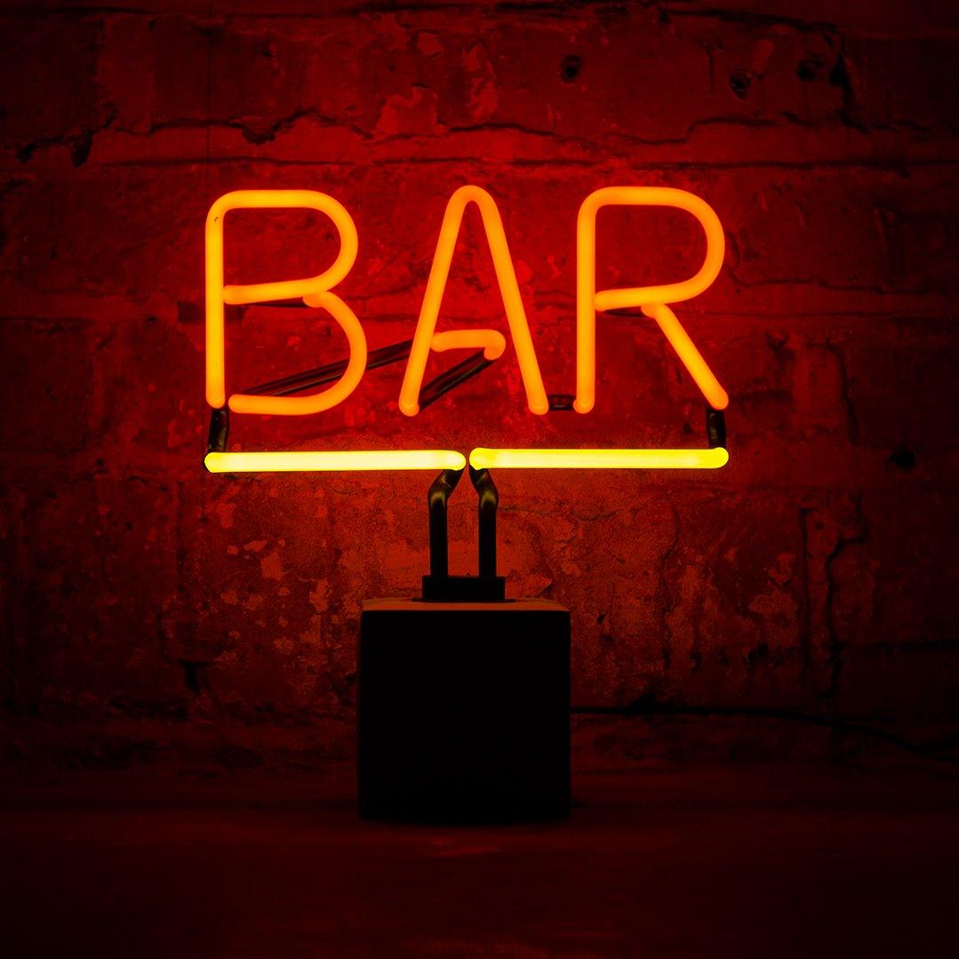 "Bar" Glas Stand-Neon - TOM NEON