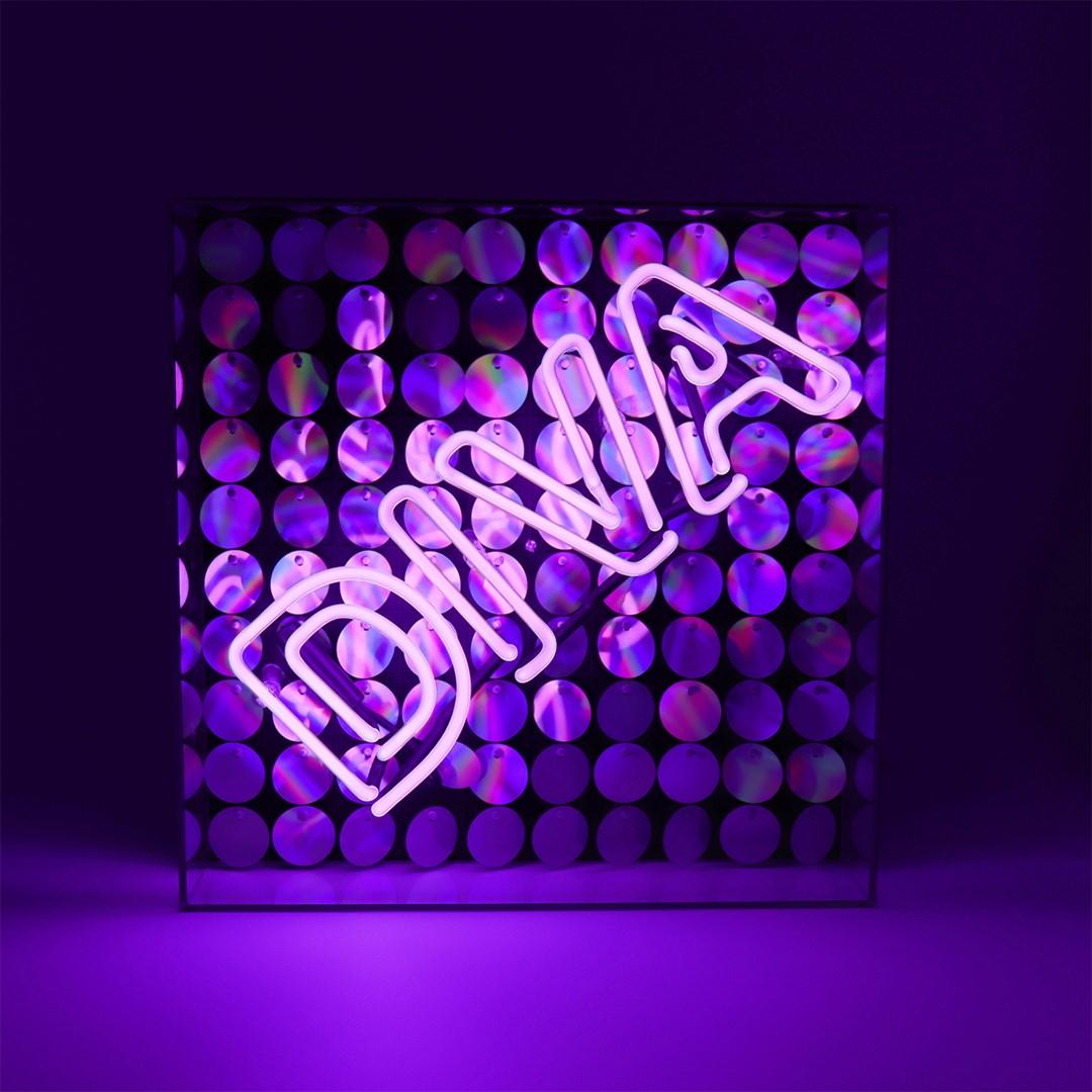 "Diva" Glas Neon Box - TOM NEON