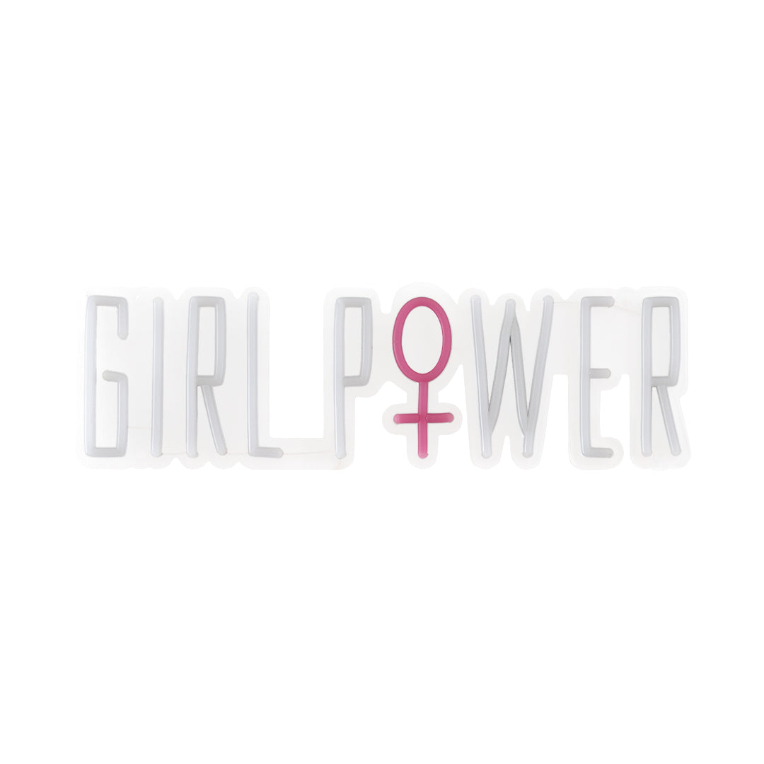 "Girl Power" LED Neon Schriftzug