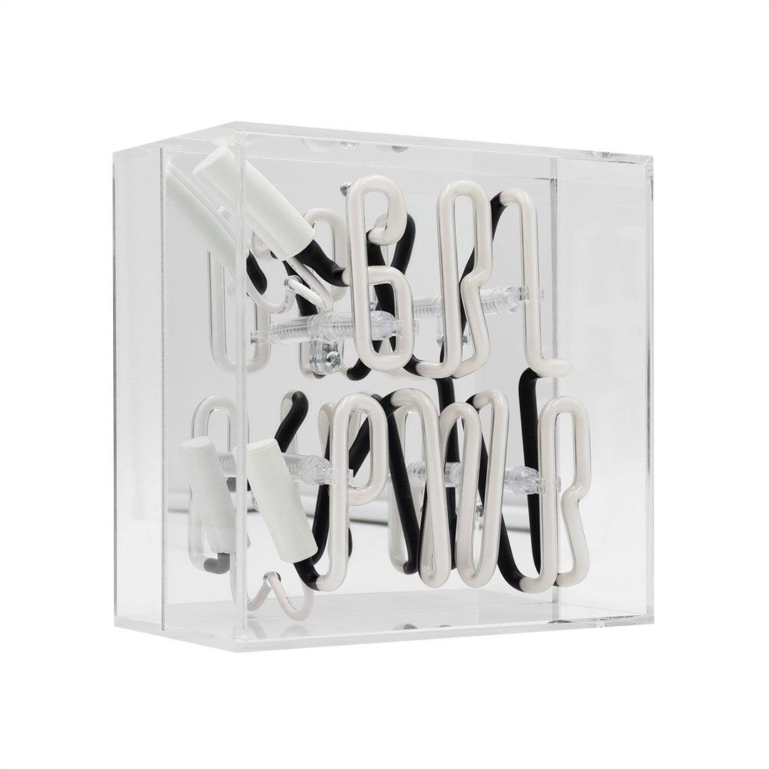 "Girl Power" Mini Glas Neon Box - TOM NEON