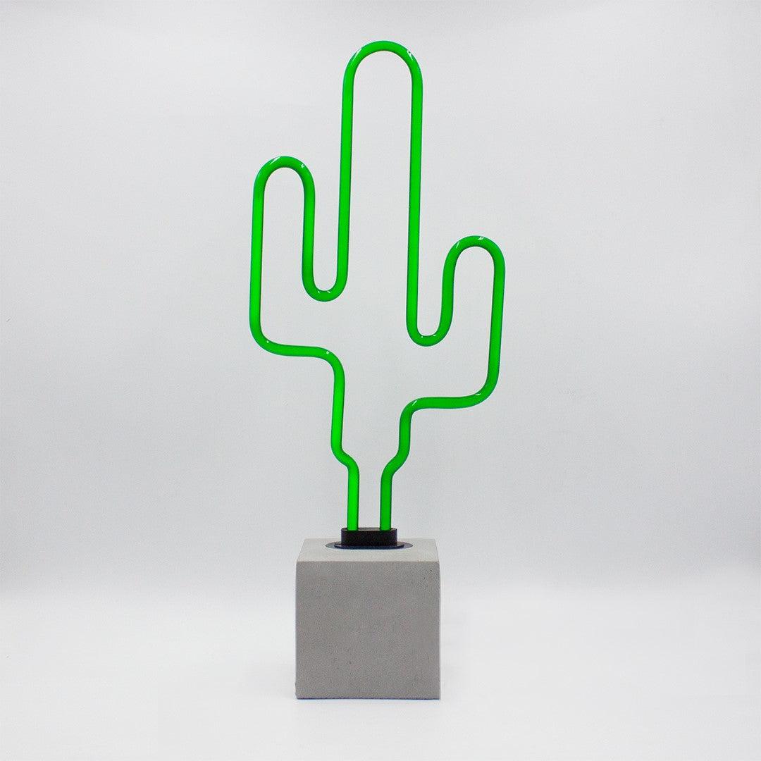"Kaktus" Glas Stand-Neon - TOM NEON