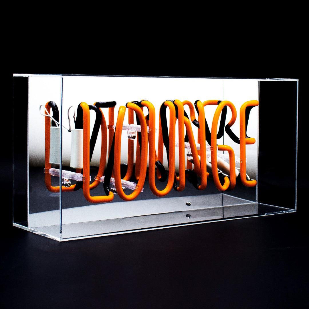 "Lounge" Glas Neon Box - TOM NEON