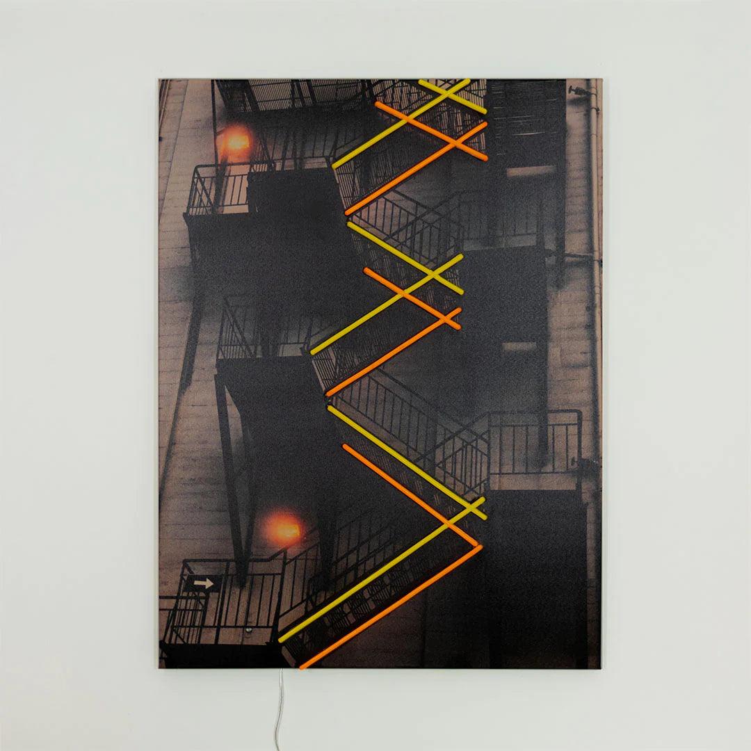"New York Stairs" LED Neon Wall Art - TOM NEON