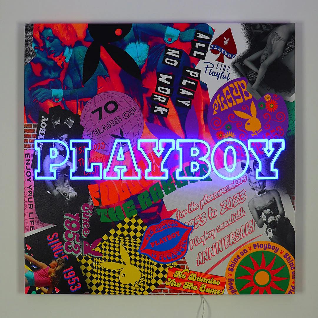 "Playboy Collage" LED Neon Playboy Edition - TOM NEON