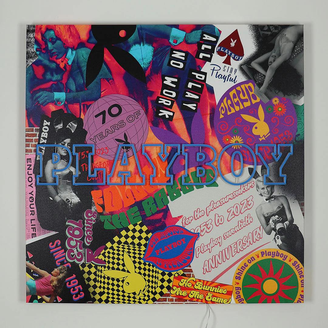 "Playboy Collage" LED Neon Playboy Edition - TOM NEON