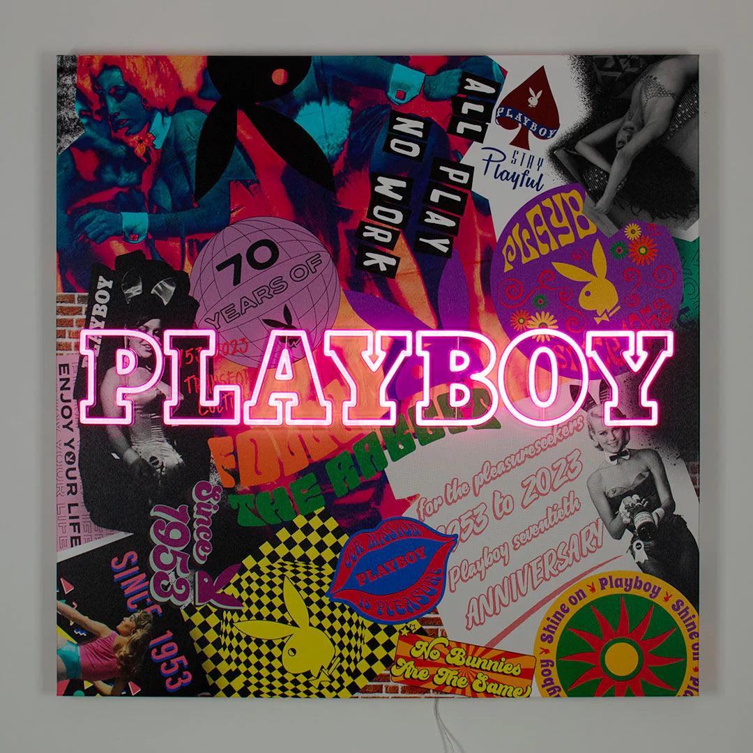 "Playboy Collage" LED Neon Playboy Edition - TOM NEON