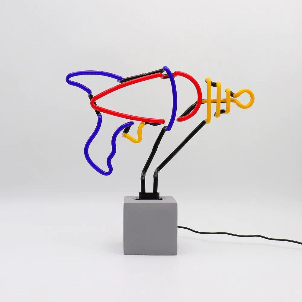 "Ray Gun" Glas Stand-Neon - TOM NEON