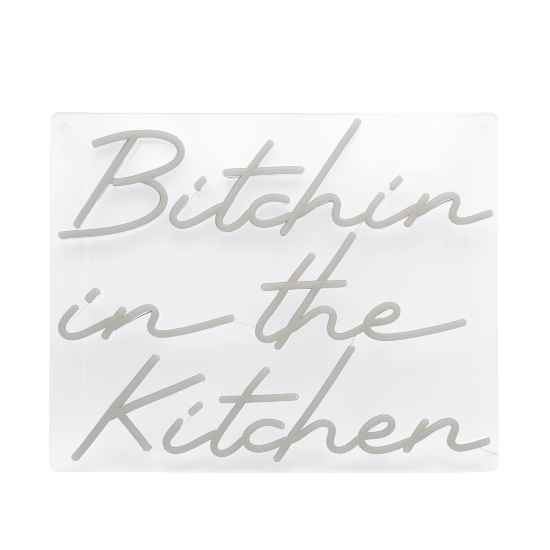 "Bitchin in the Kitchen" LED Neon Schriftzug