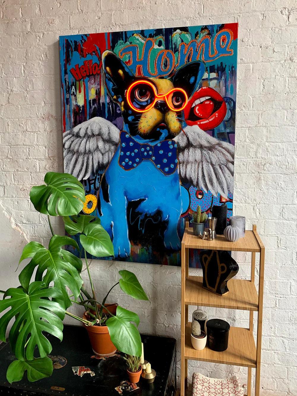 "Super Dog" LED Neon Wall Art - TOM NEON