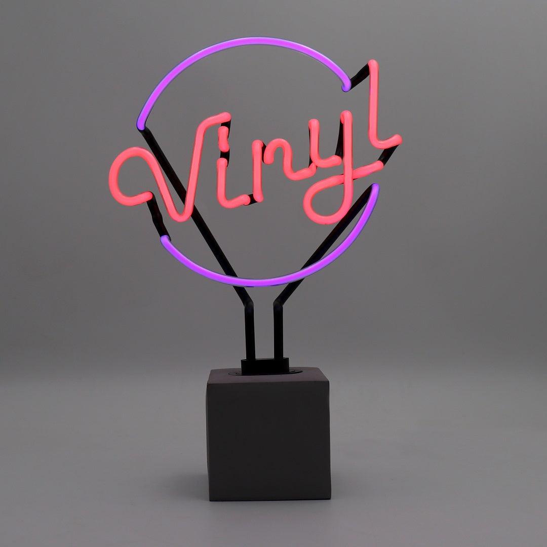 "Vinyl" Glas Stand-Neon - TOM NEON