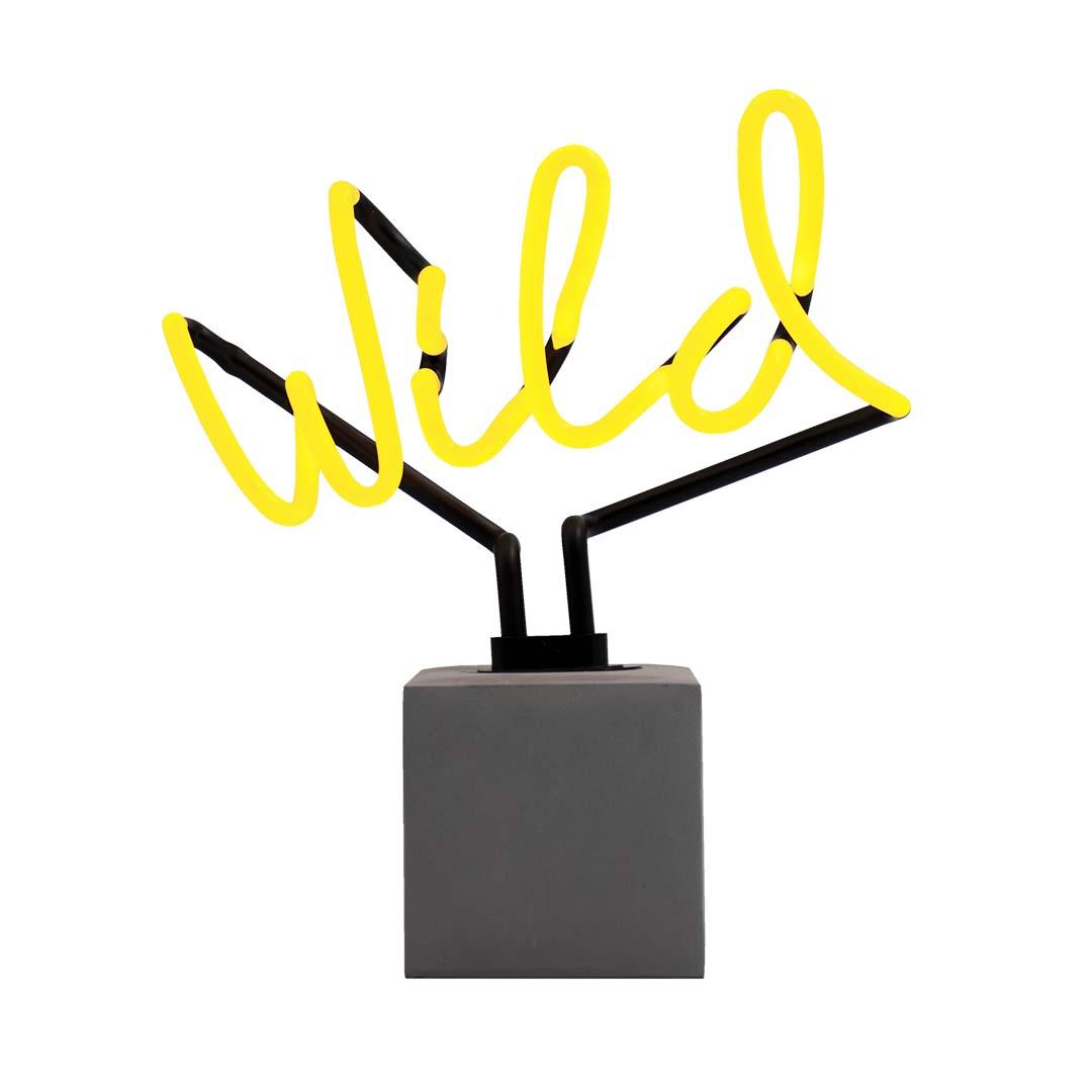 "Wild" Glas Stand-Neon - TOM NEON