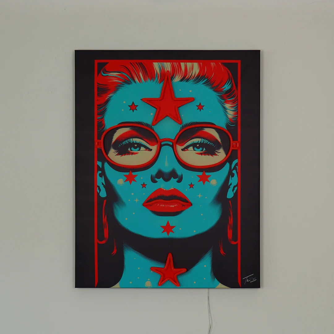 "Tarot Karte" LED Neon Wandkunst