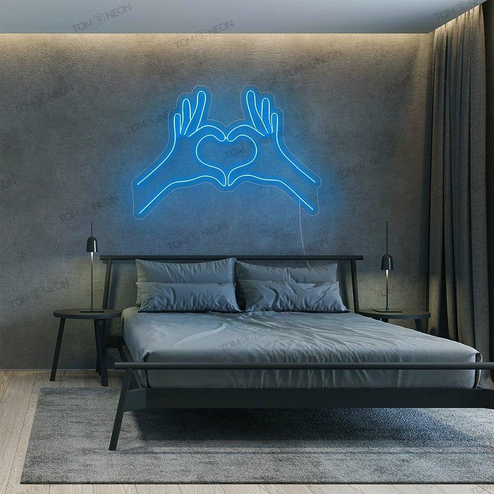 "Heart Hand" Neon-Schild Bild LED Leuchte - TOM NEON