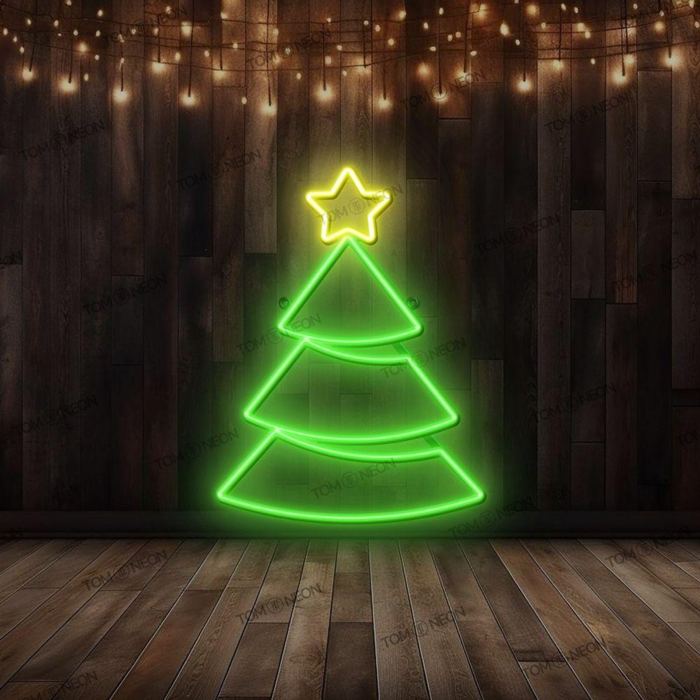 "Tannenbaum" Weihnachten Neon Schild Bild LED Leuchte - TOM NEON