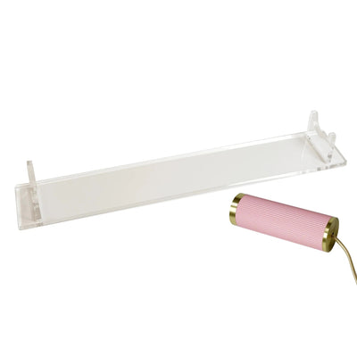 „MITT Acryl“ Kabel-Leuchtensockel – Rosé und Gold