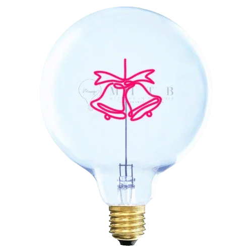 „Weihnachtsglocken“ Kabel LED Deko-Glühbirne – Produktansicht