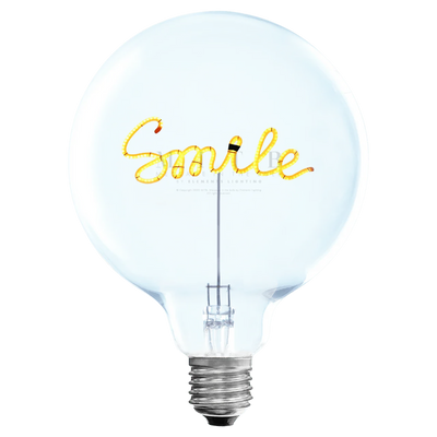 „Smile“ Akku LED Deko-Glühbirne – Produktansicht