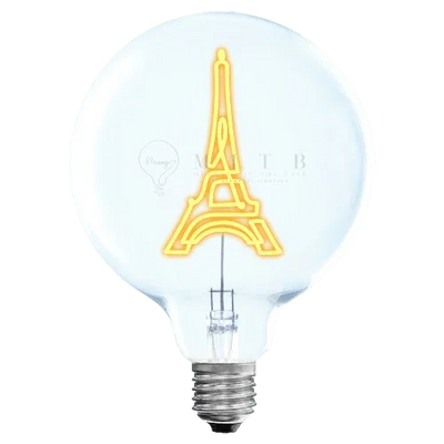„Eiffelturm“ Akku LED Deko-Glühbirne – Produktansicht