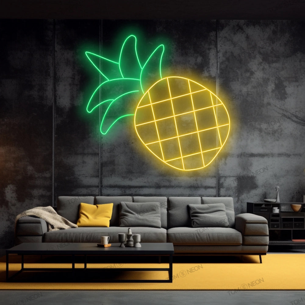 Ananas Neon Schild - Tropische Frische & Lebensfreude für Ihr Zuhause