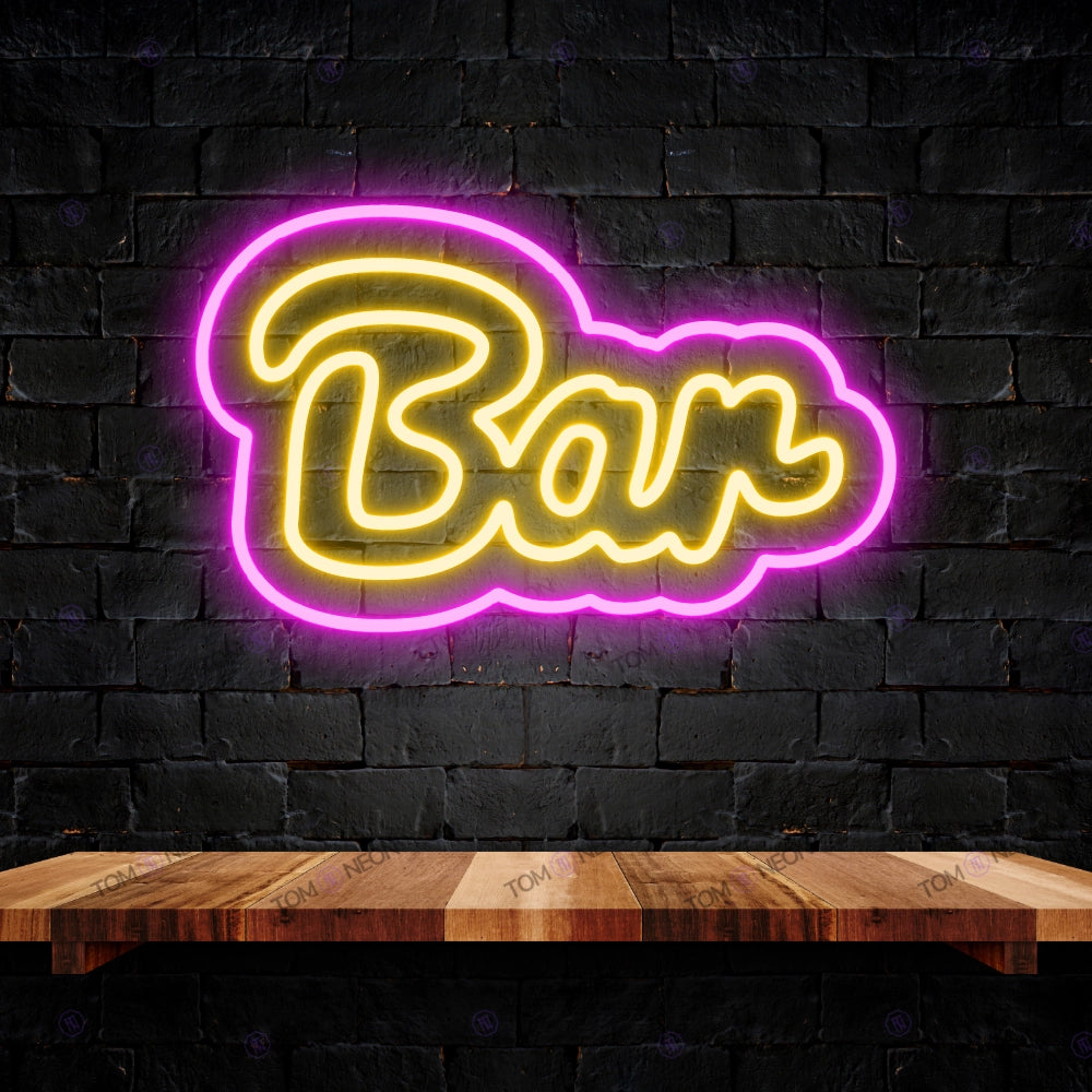Bar LED Lichtschild - Stilvolle Leuchtreklame für Ihre Bar