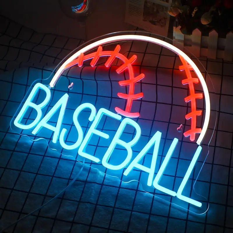 Baseball LED Neon Sign – USB Neon Schild – Perfekte Geschenkidee | TOM NEON