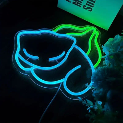 Pokemon Bisasam LED Neon Schild – USB Neonschild Sign – Perfekte Geschenkidee