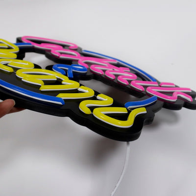 Cocktails & Dreams LED Neon Schriftzug  – USB Neonschild Sign – Perfekte Geschenkidee