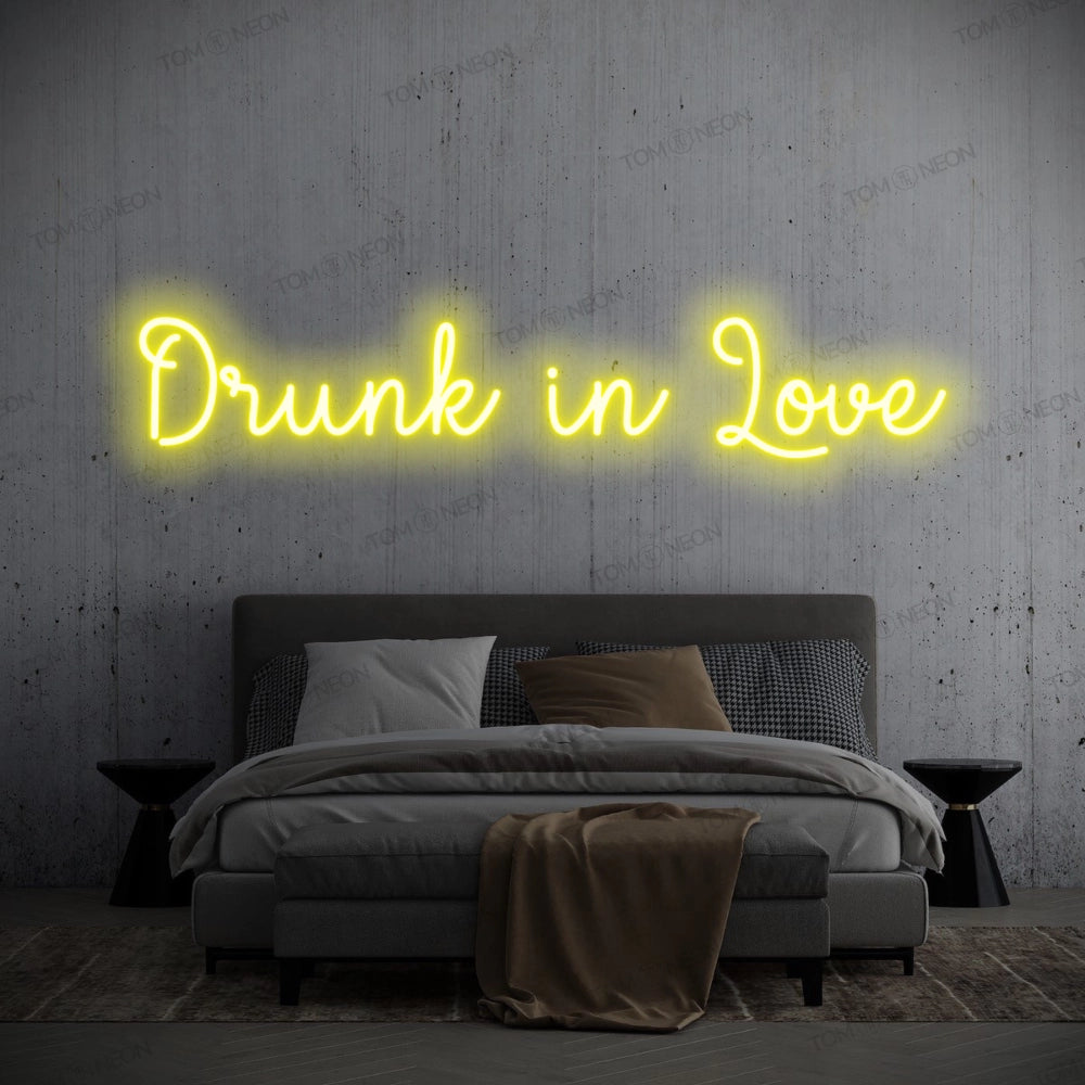 "Drunk in Love" Led Neon Sign lettering