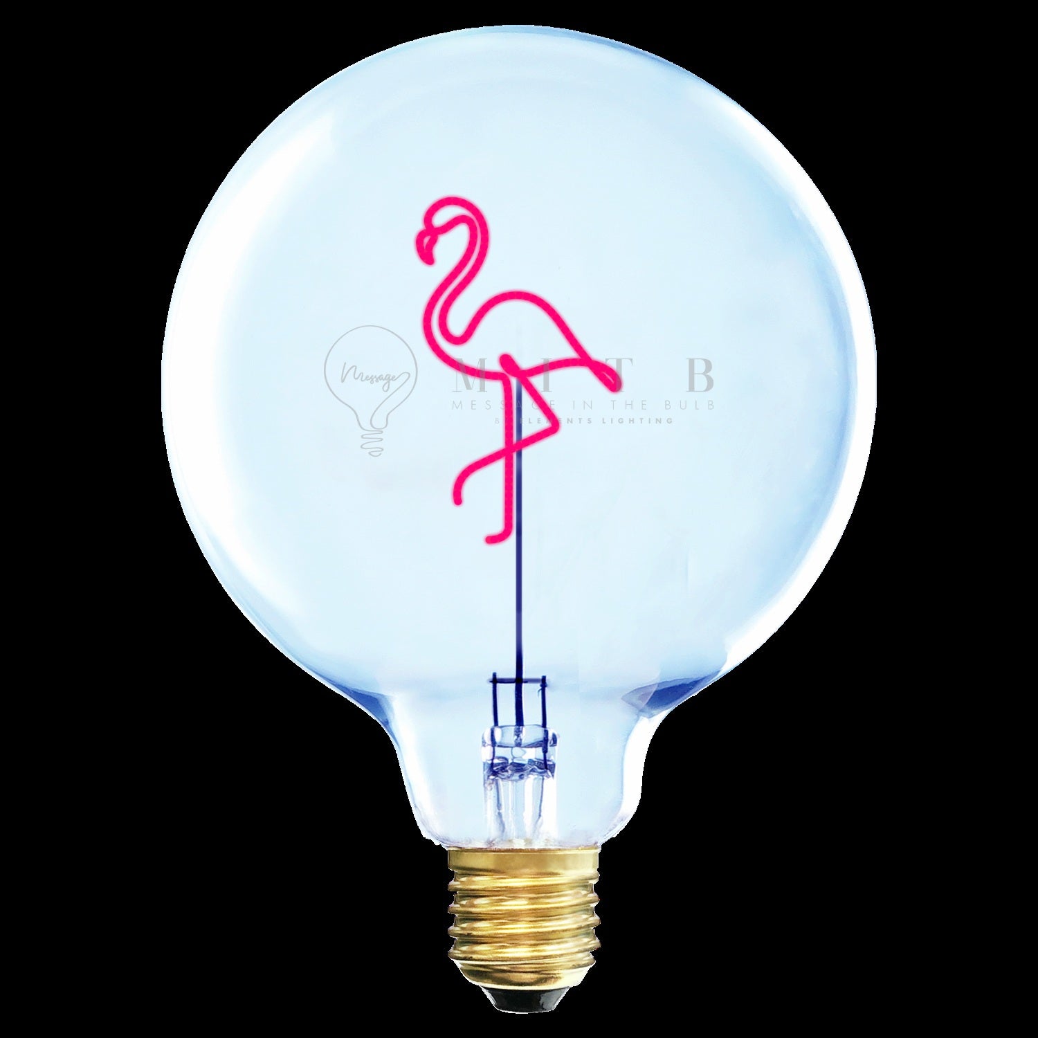 "Flamingo" LED Deko-Glühbirne – Botschaftsleuchte