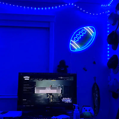 Football LED Neon Sign – USB Neon Schild – Perfekte Geschenkidee | TOM NEON