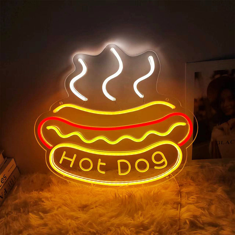 Hot Dog LED Neon Sign – USB Neonschild – Perfekte Geschenkidee | TOM NEON