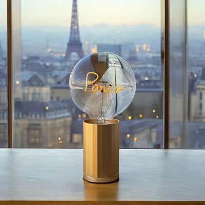„Paris“ Akku LED Deko-Glühbirne – Stimmungsbild