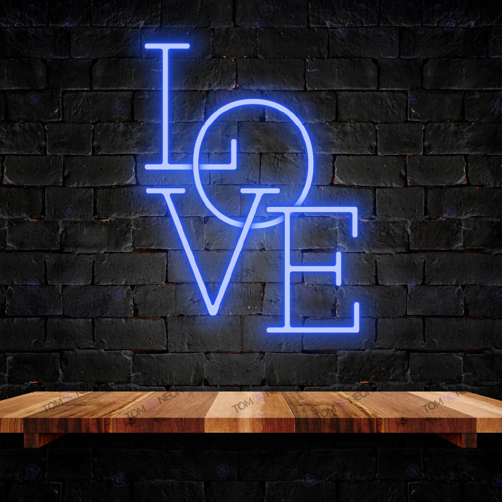 Love Led Neon lettering sign - romantic LED neon sign for your home