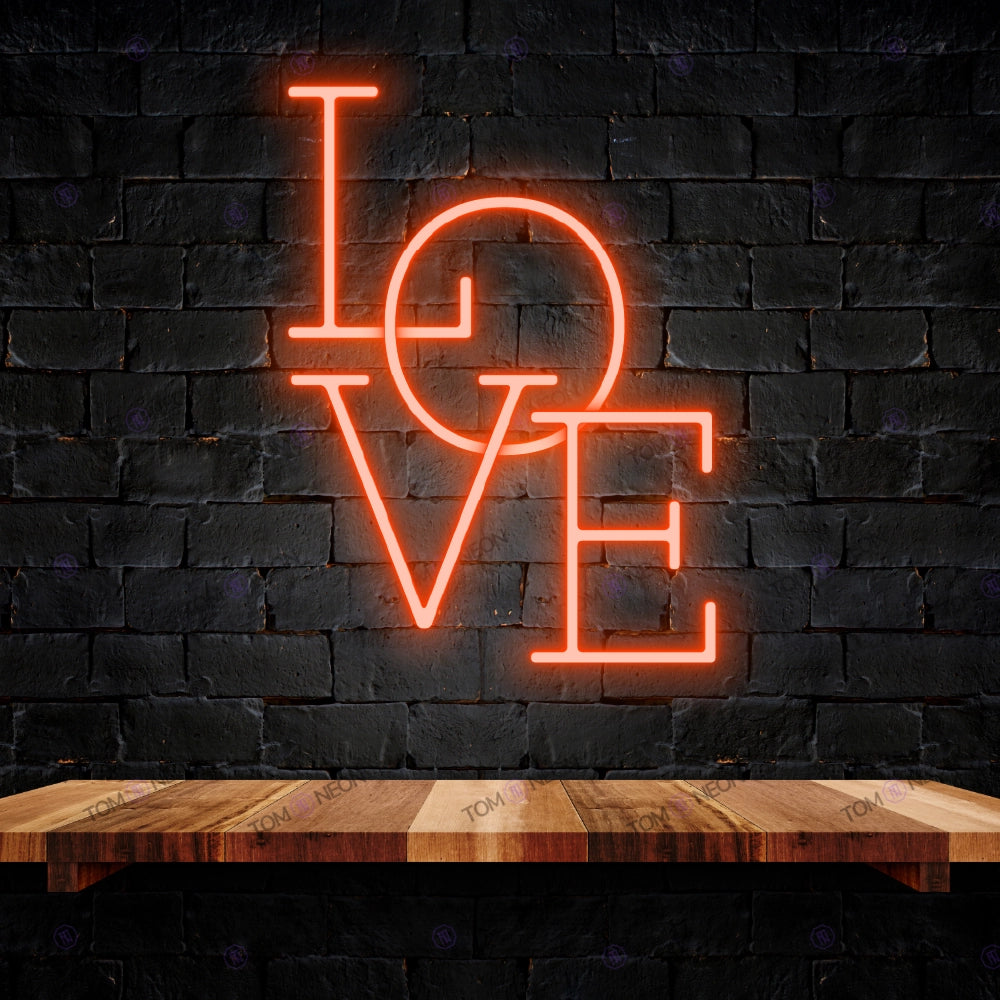 Love LED Neon Schriftzug Sign - Romantisches LED Neon Schild für Ihr Zuhause