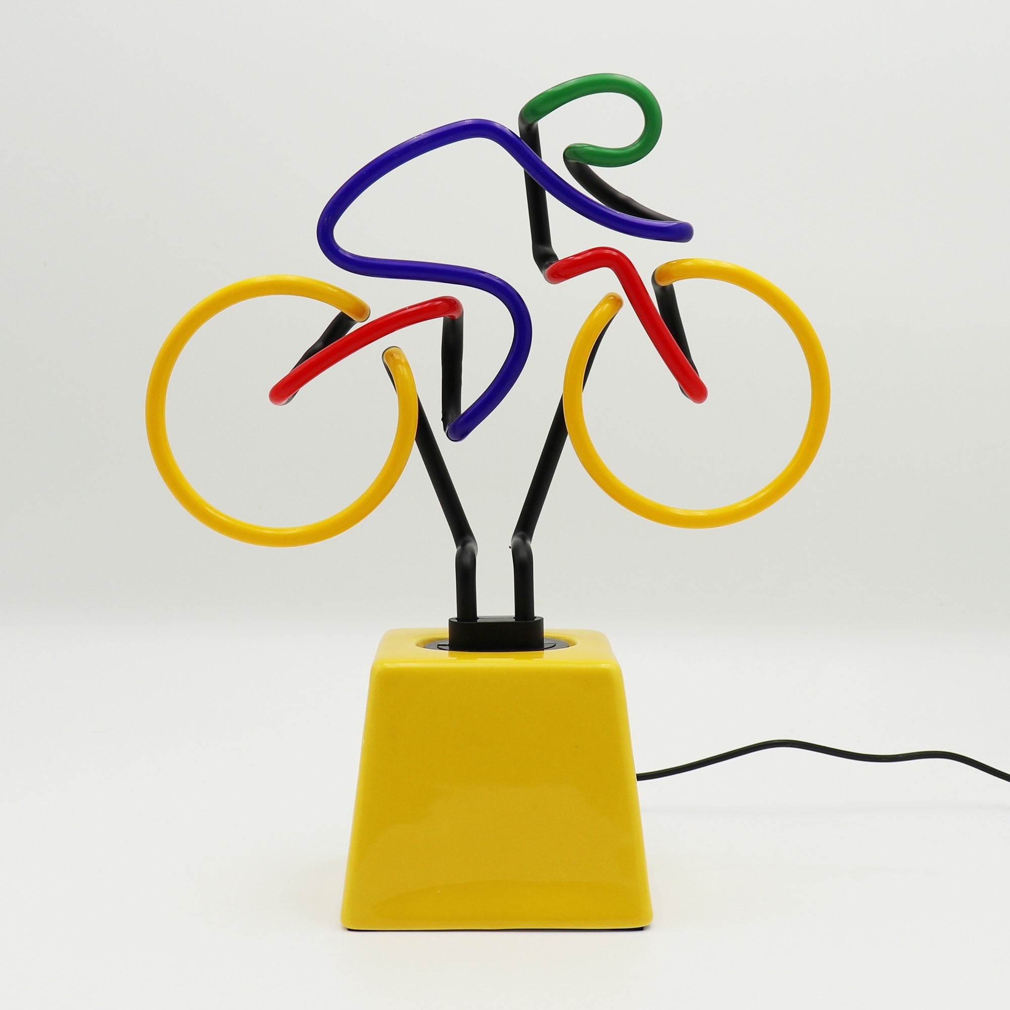 "Fahrrad" Glas Stand-Neon