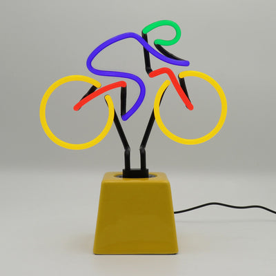 "Fahrrad" Glas Stand-Neon