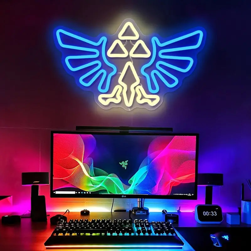 Phoenix LED neon Sign - USB neon shield Sign - Perfect gift idea | Tom Neon