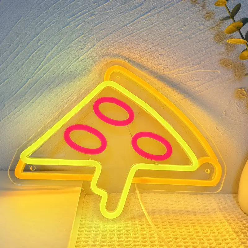 Pizza LED Neon Sign – USB Neonschild – Perfekte Geschenkidee | TOM NEON