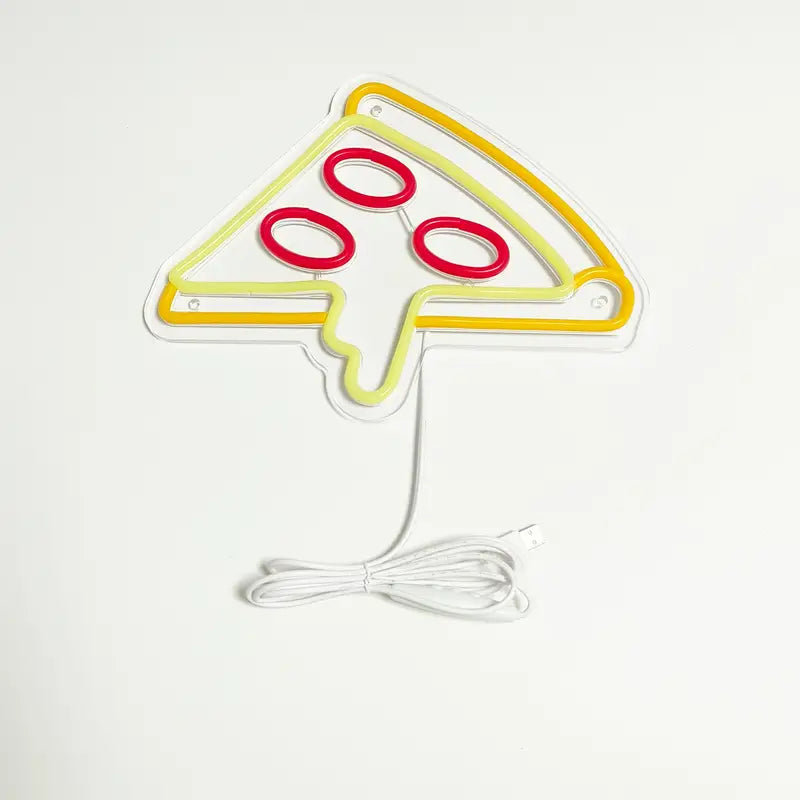 Pizza LED Neon Sign – USB Neonschild – Perfekte Geschenkidee | TOM NEON