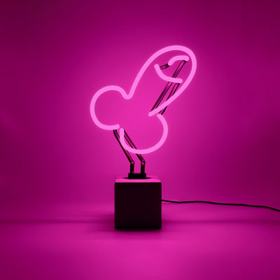 "P*nis" Glas Stand-Neon