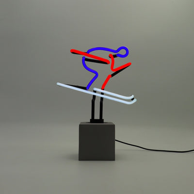 "Ski" Glas Stand-Neon