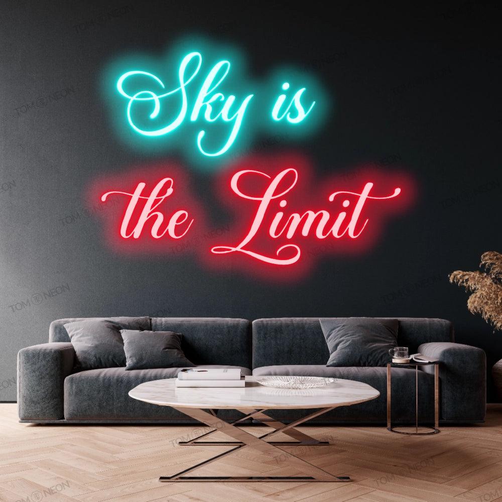 "Sky is the Limit" Neon-Schild Schriftzug LED Leuchte - TOM NEON