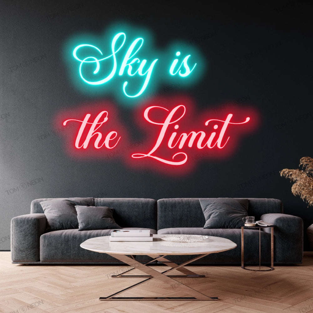 "Sky is the limit" Led Neon Sign lettering