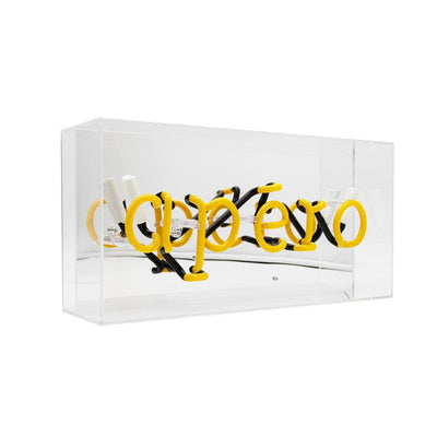 "Apéro" Glas Neon Box - TOM NEON